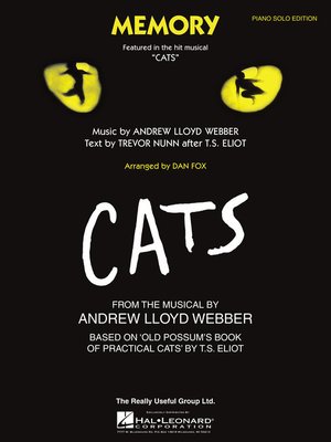 cover image of Memory (From Cats) Sheet Music
